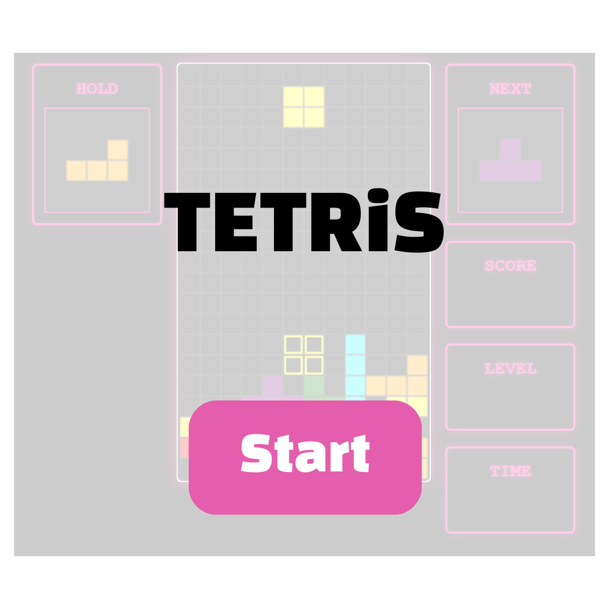 Tetris studyformyself game